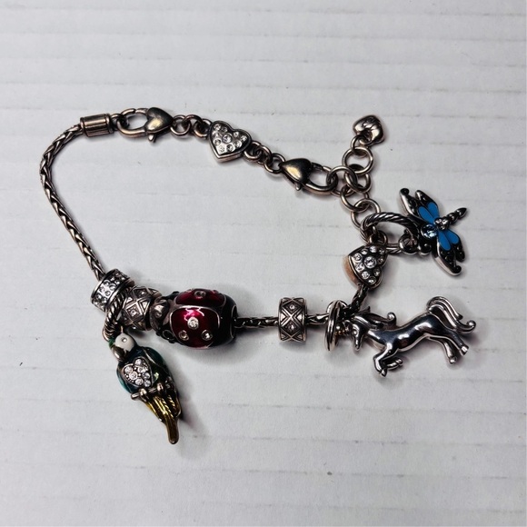 BRIGHTON Silver Charm Holder Bracelet - Picture 2 of 7